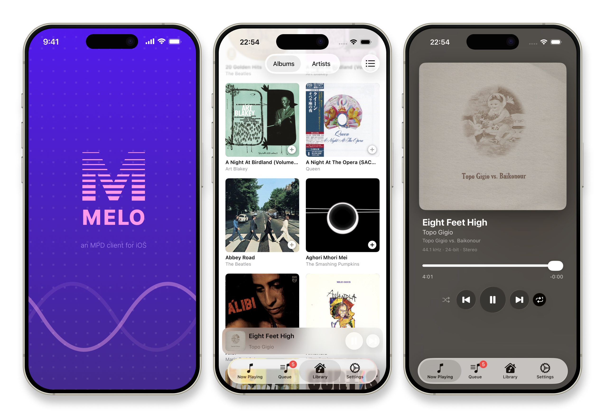 Melo on iPhone